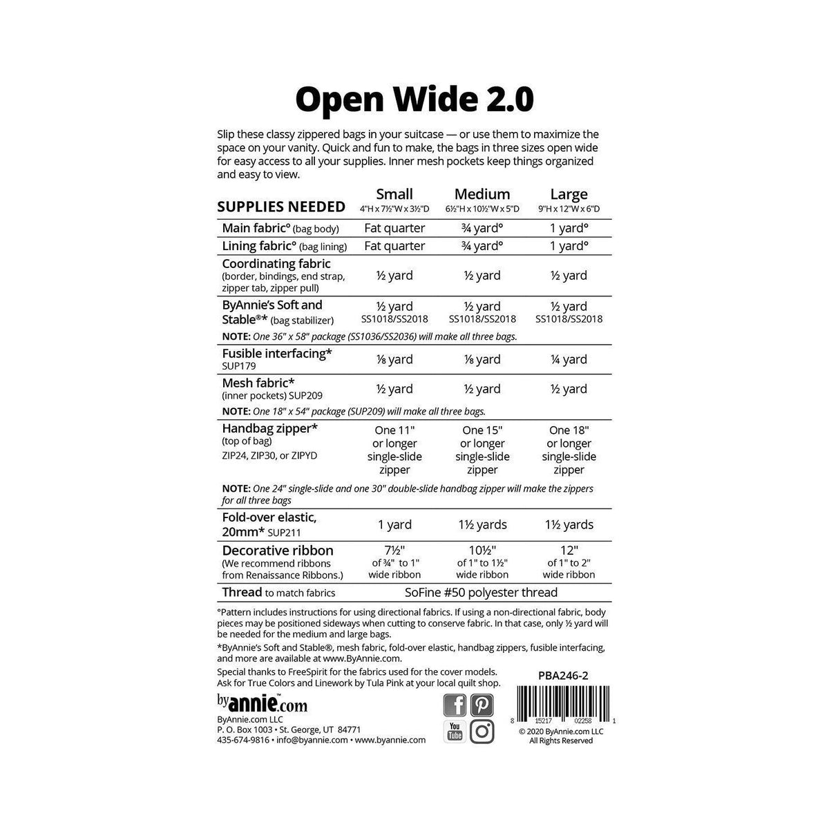 Open Wide 2.0 Pattern