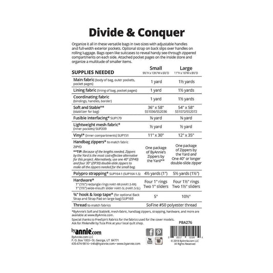 Divide and Conquer Carry On Pattern