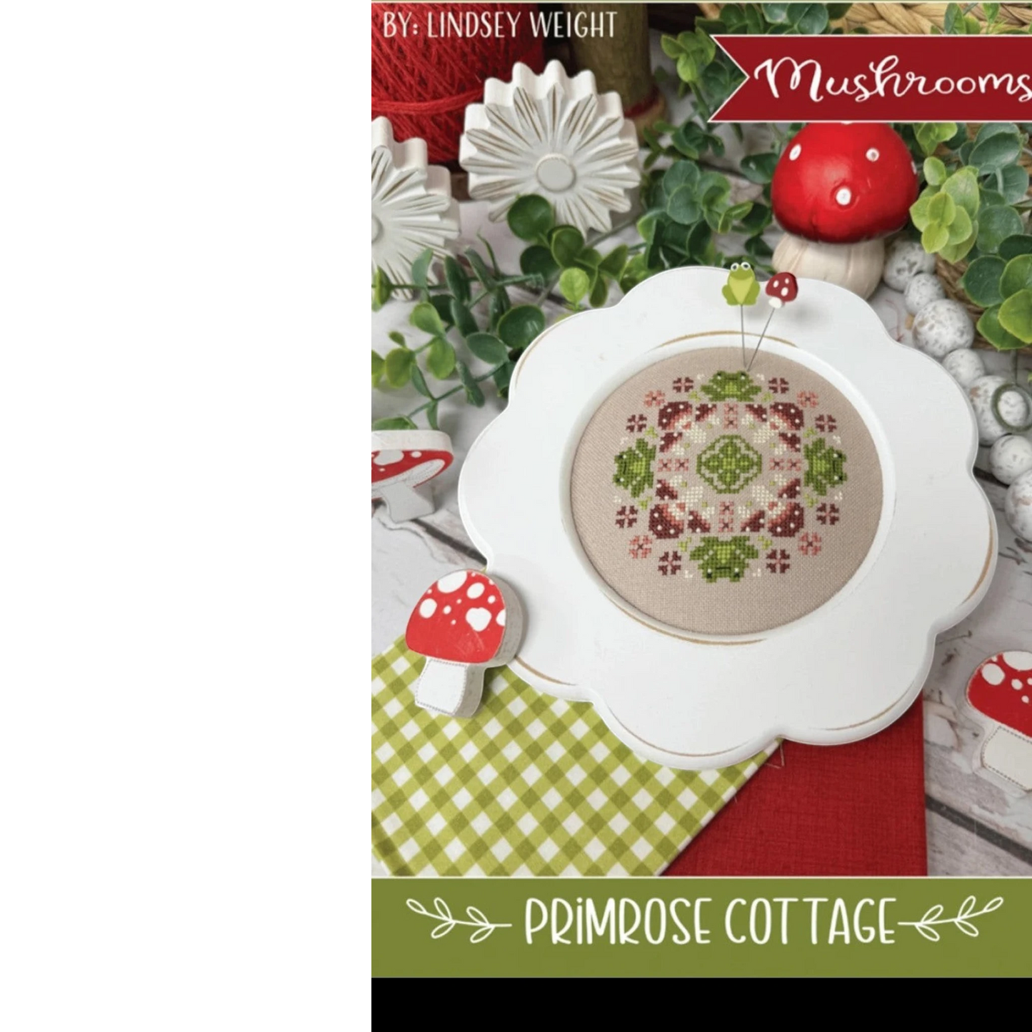 Garden Variety Mushrooms Cross Stitch Pattern