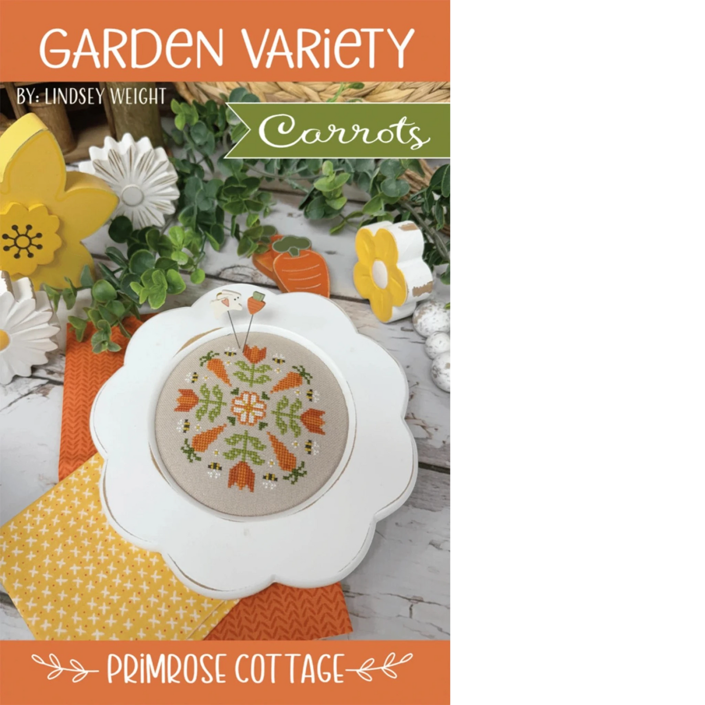 Garden Variety Carrot Cross Stitch Pattern