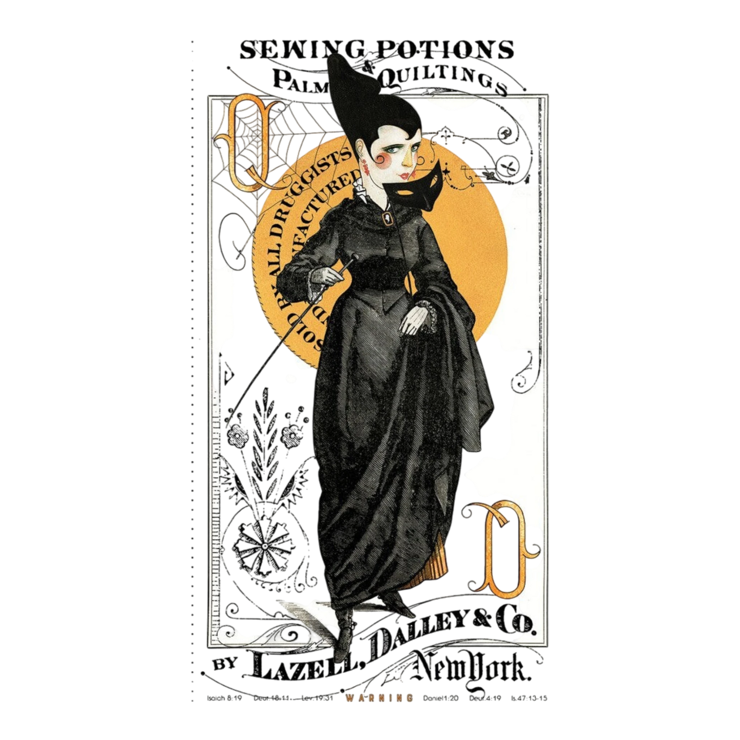 Queen Of We'En Doll MAIN Panel for patchwork, quilting and sewing