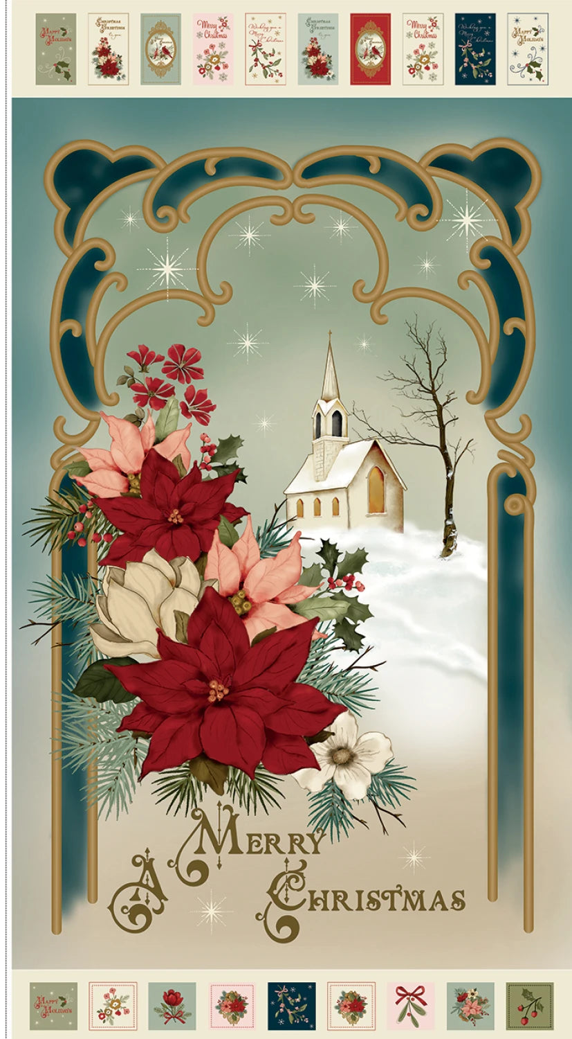 Christmas Greetings - Panel | 24in x 42in