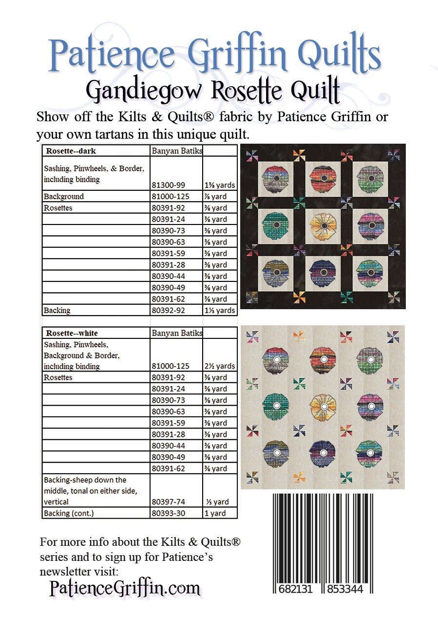 Gandiegow Rosette Quilt Pattern