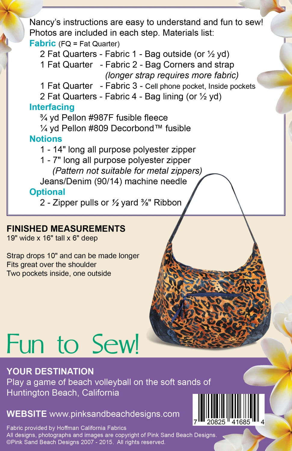Huntington Hobo Bag Pattern