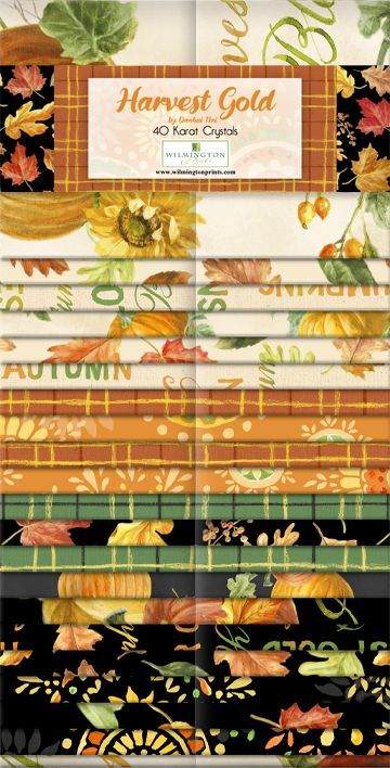 Harvest Gold 64 mm Strips - 40pc sewing and quilting product