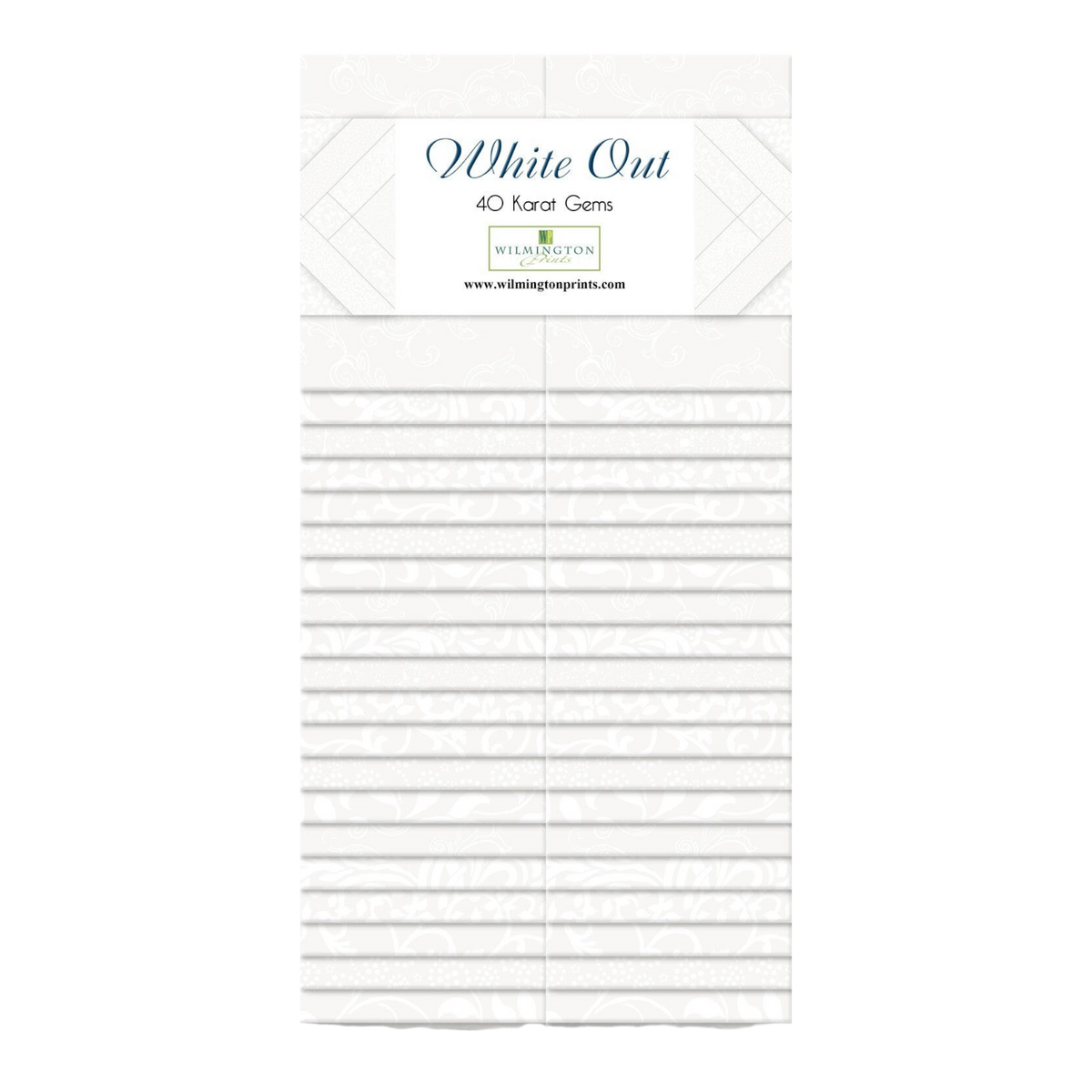 White Out - 2.5 inch Strips - 42 pc