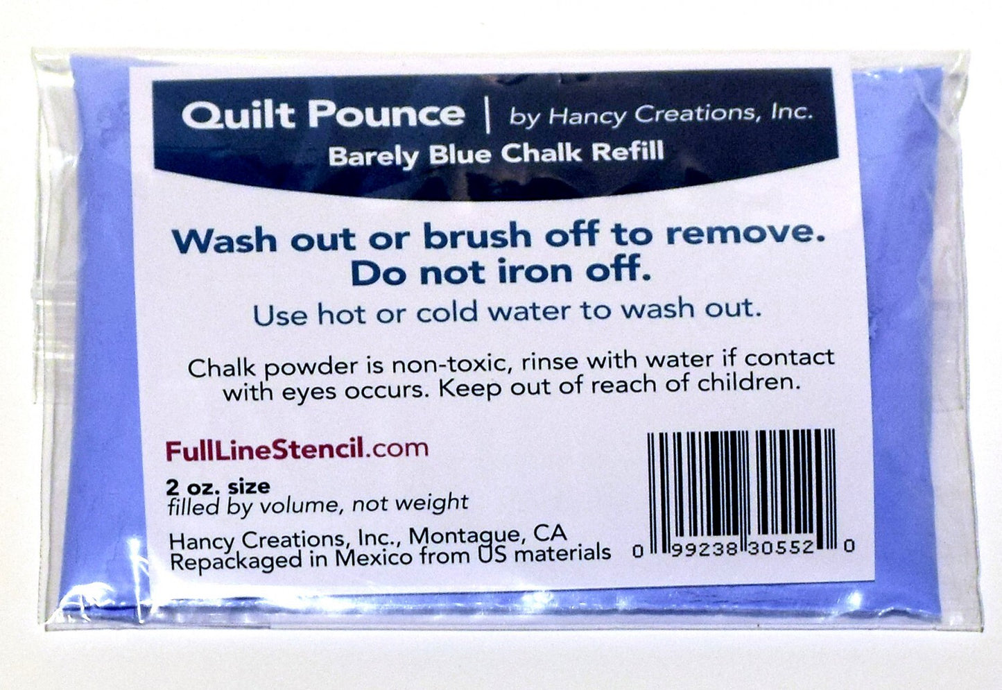 Pounce Chalk Powder Refill - Barely Blue by Hancy