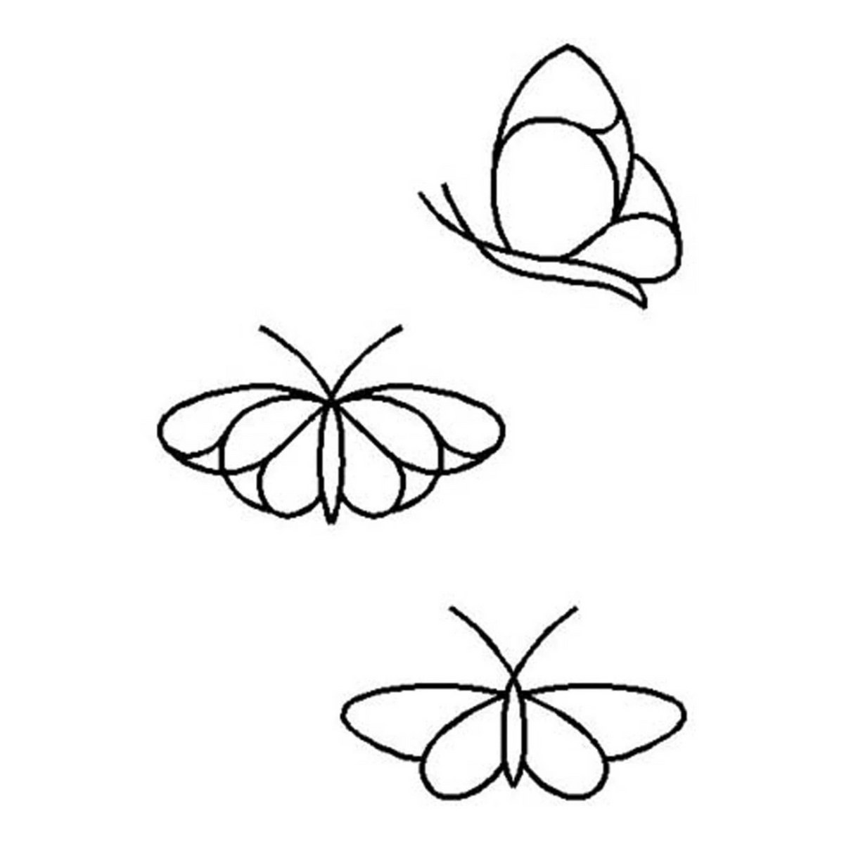 Everything Fabric reusable Mylar stencil featuring clear butterfly motifs for quilting and fabric projects.