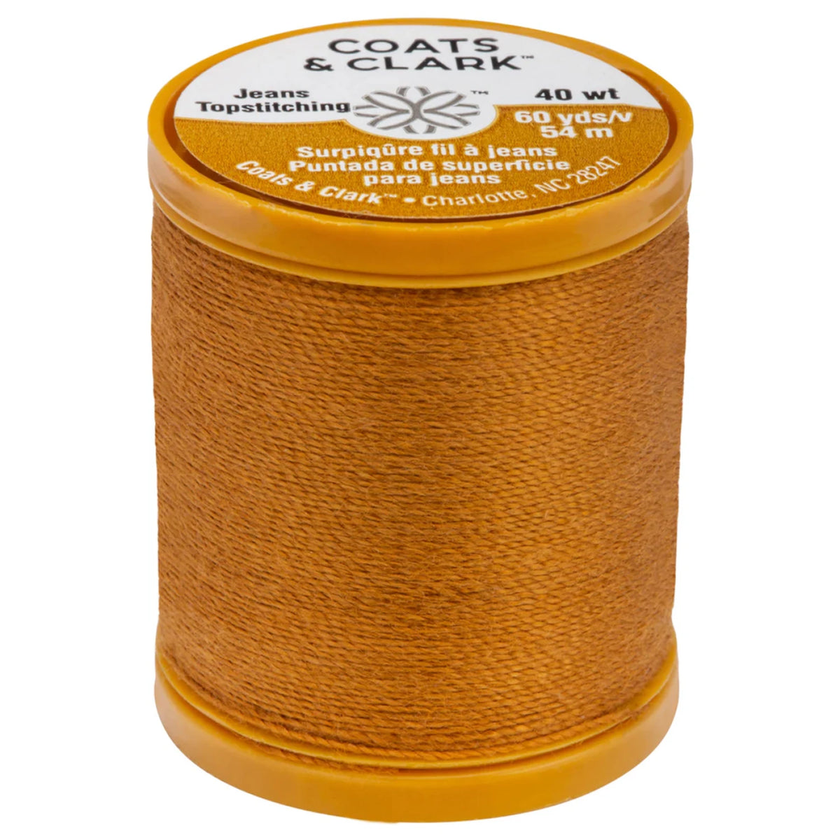 Coats Jeans Thread 60 yds Red Orange