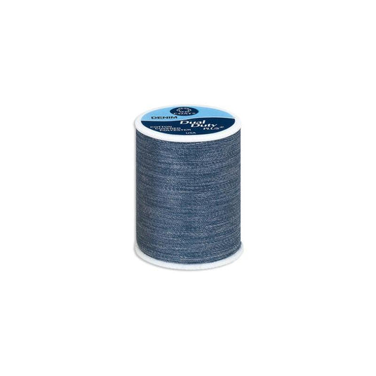 Coats Denim Thread 125 yds Denim Blue , piecing and stitching