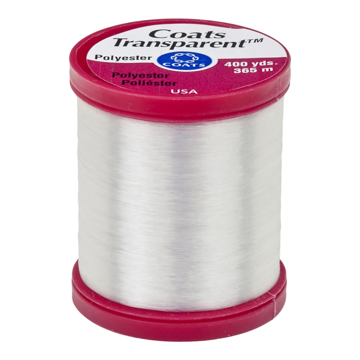 Coats Transparent Polyester Thread 400 yds