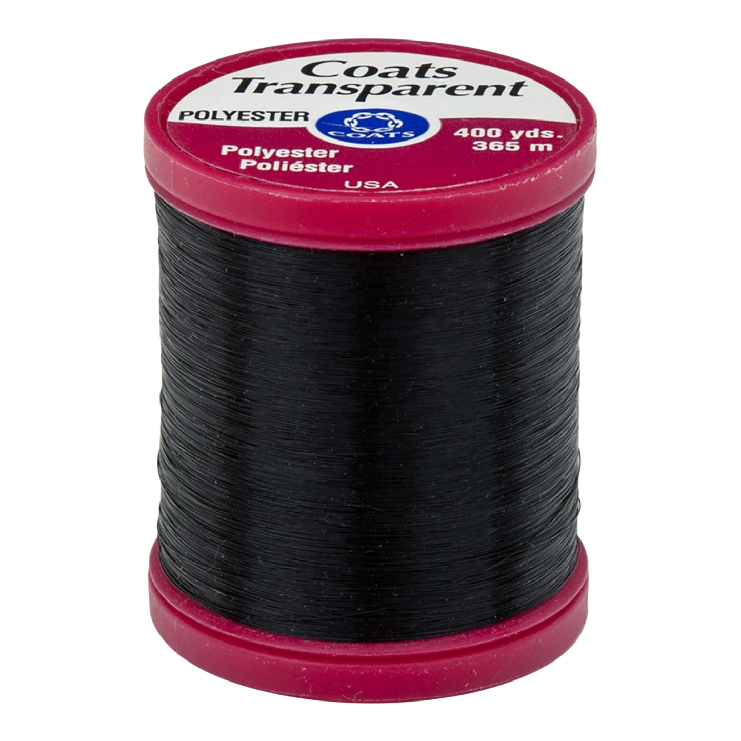 Coats Transparent Polyester Thread 400 yds SMOKE