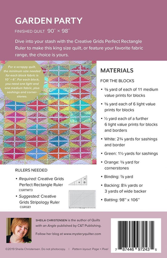 Garden Party Quilt Pattern by Sheila Christensen Quilts , quilting and craft projects