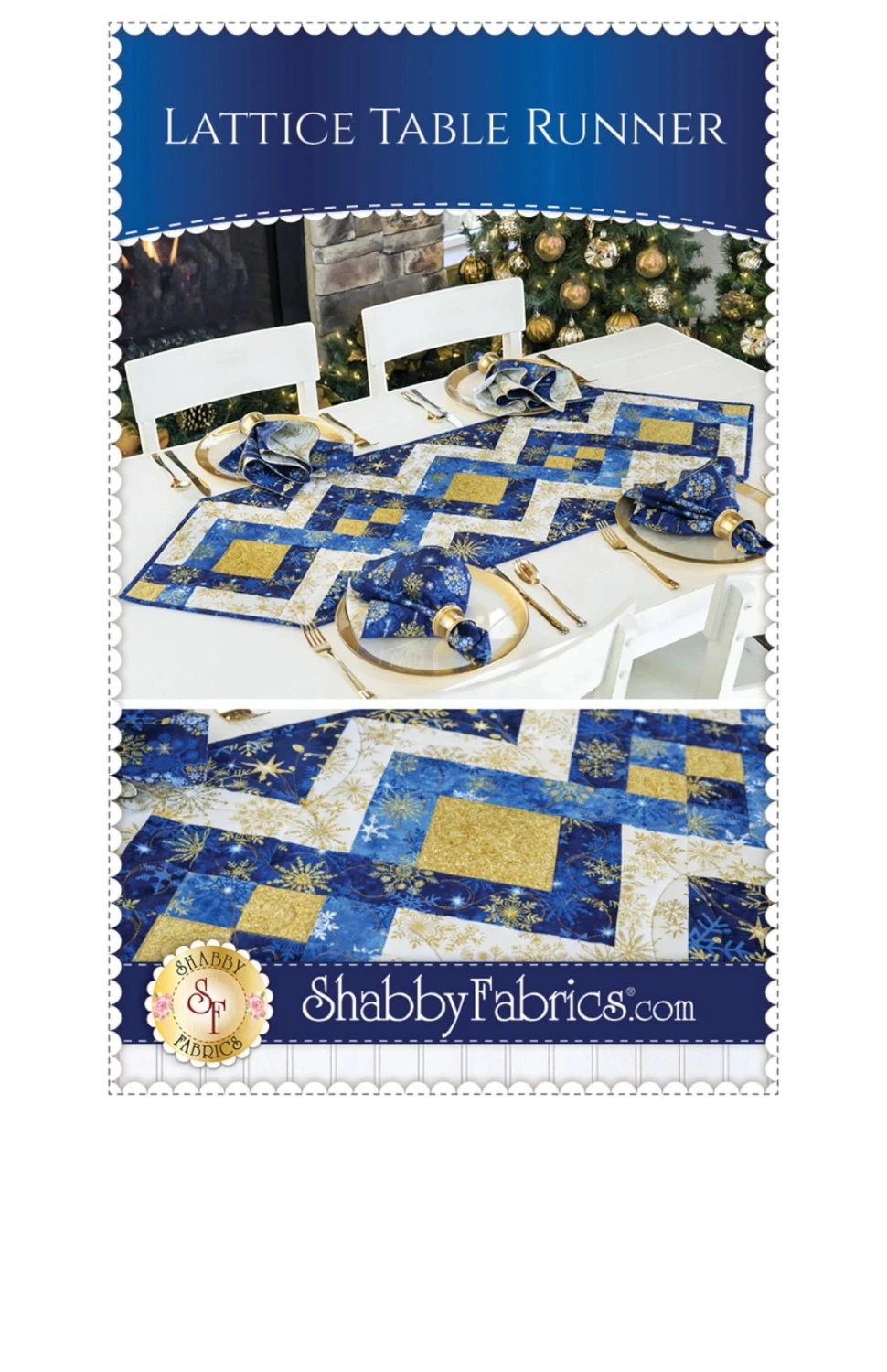 Lattice Table Runner Pattern