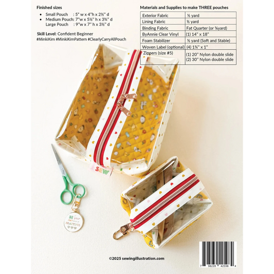 Clearly Carry All Pouch Pattern