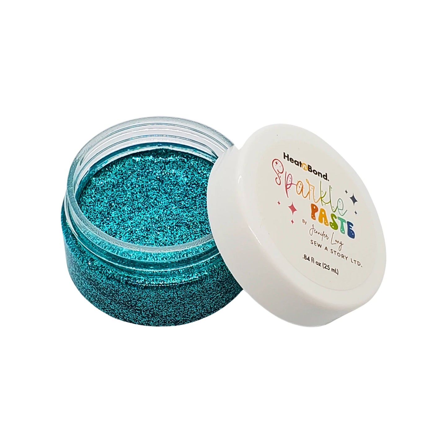 Sparkle Paste - Teal | Vibrant Ocean Blue-Green Glitter Gel for Stenciling & Crafts