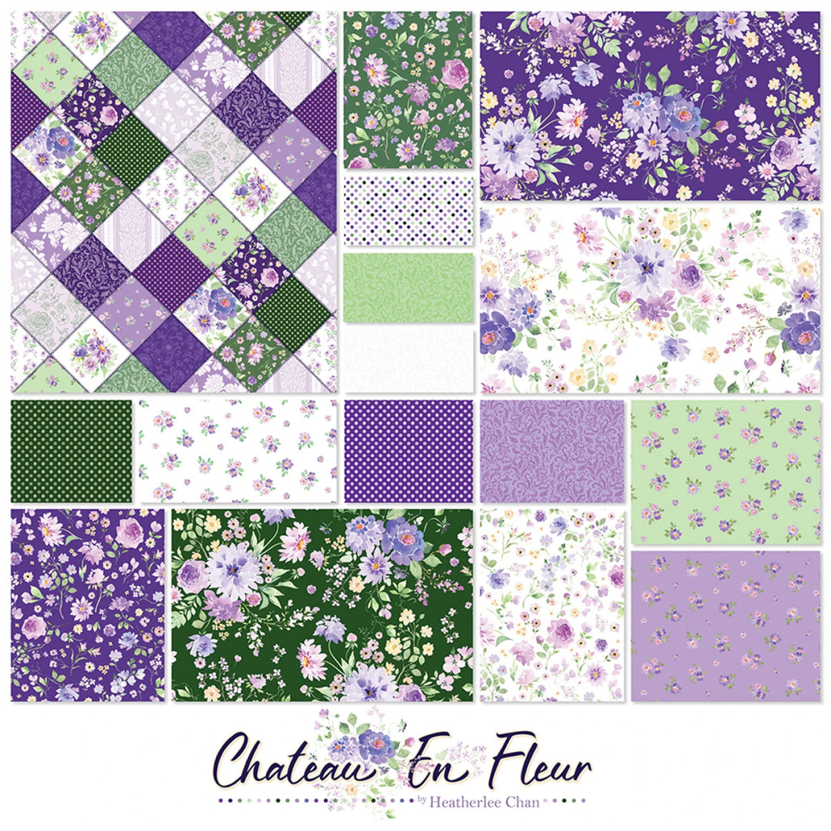 Chateau En Fleur 5 inch Squares 42pc