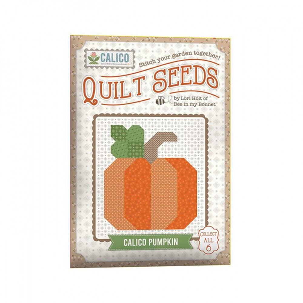 Calico Pumpkin Quilt Seeds Pattern , quilting and craft projects