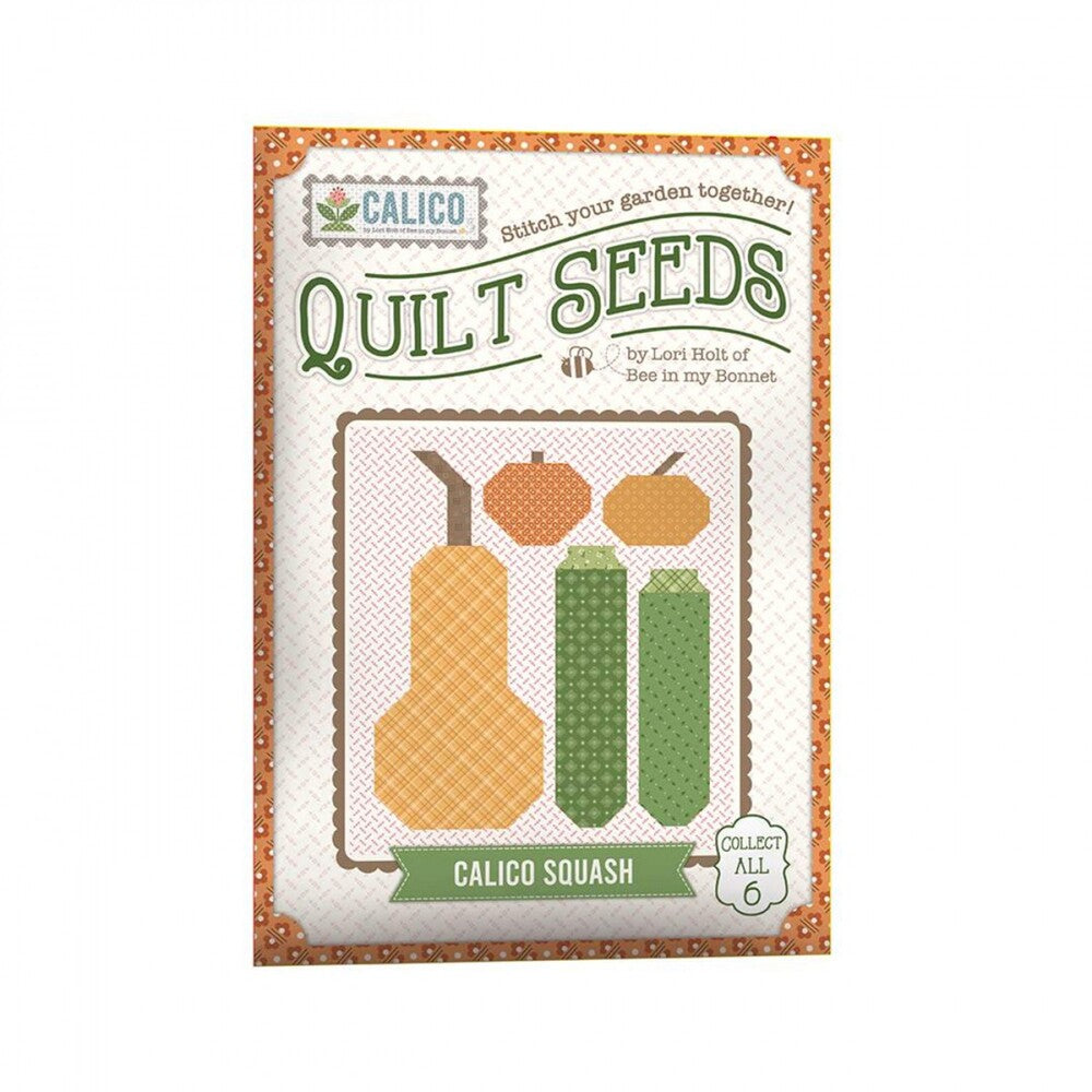Calico Squash Quilt Seeds Pattern , quilting and craft projects