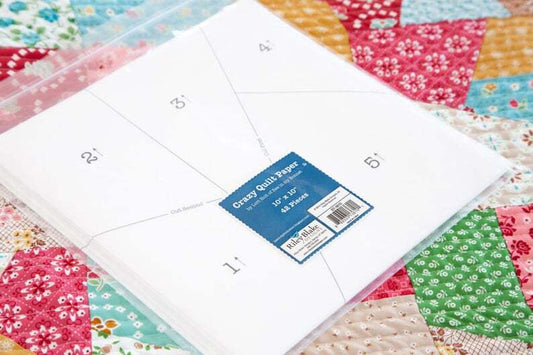 Lori Holt - Crazy Quilt Paper 254 mm By Bee In My Bonnet , pattern making and craft projects