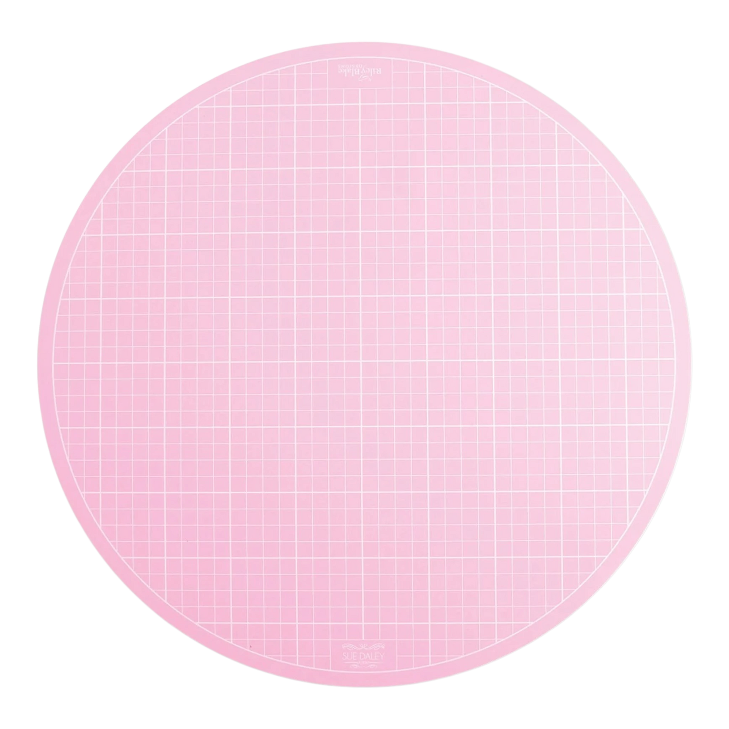 Sue Daley Round Rotating Cutting Mat 10in Pink
