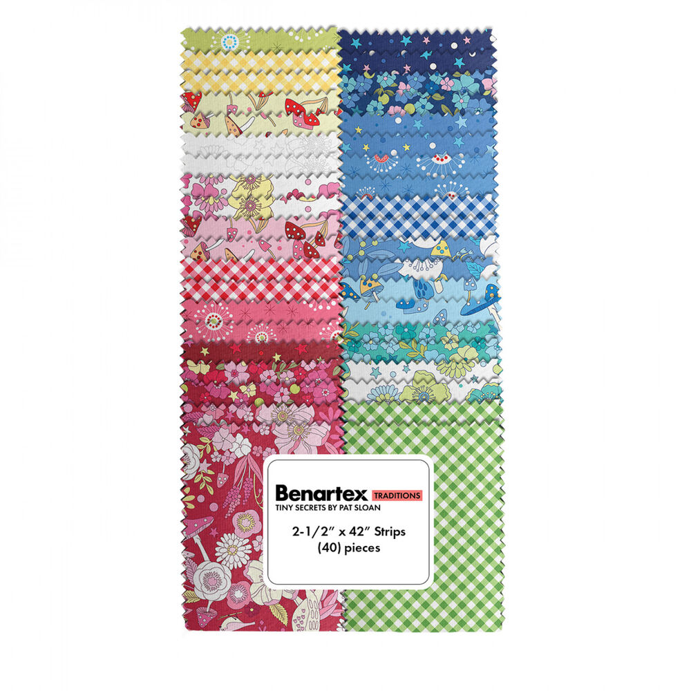 Tiny Secrets 64 mm Strips 40pc sewing and quilting product