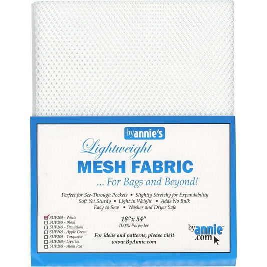 Mesh Fabric - White