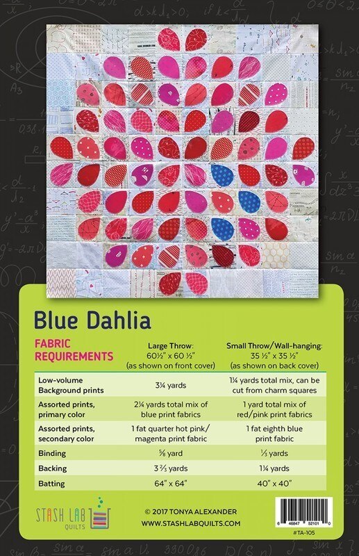 Blue Dahlia Quilt Pattern , quilting and craft projects