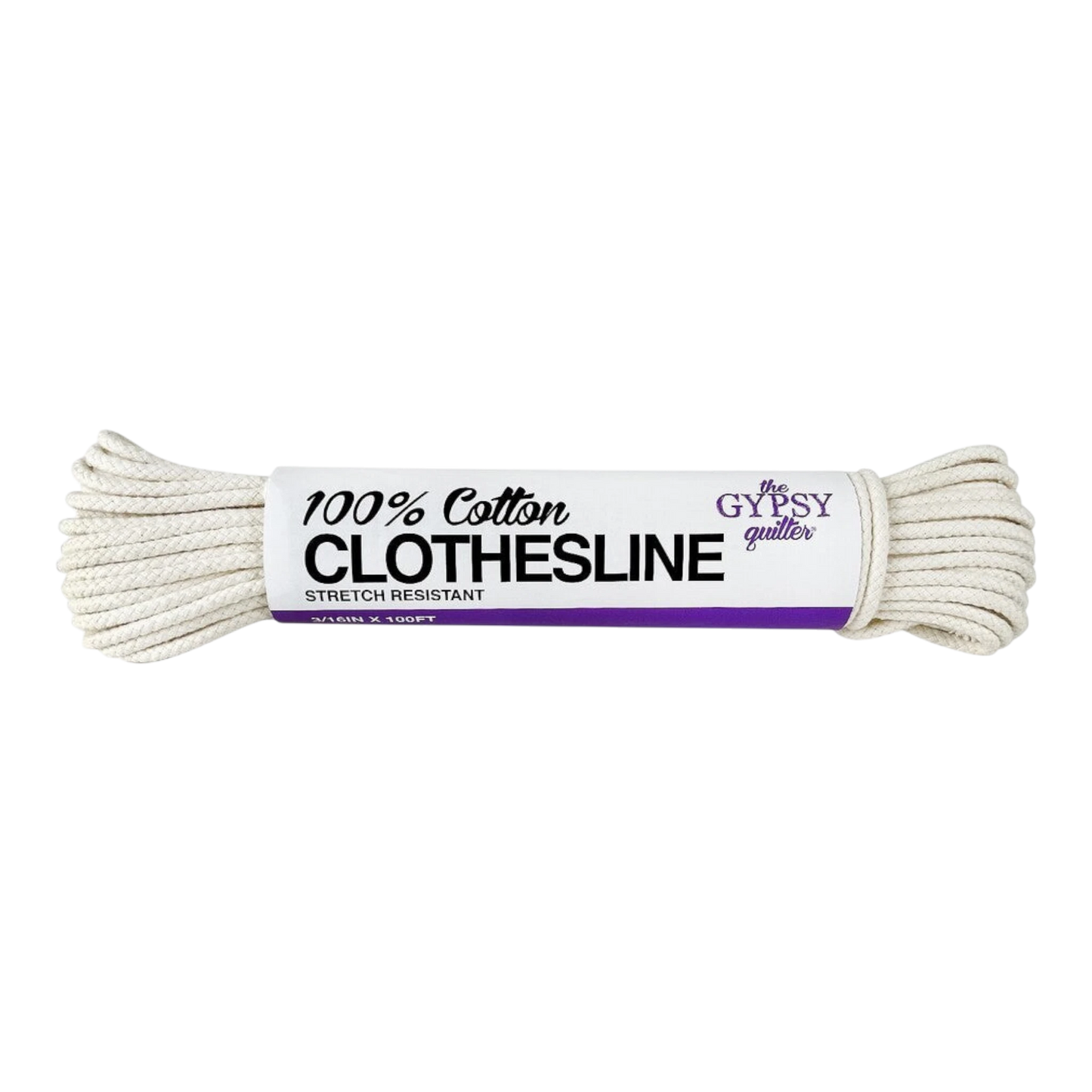 Clothesline 100% Cotton 100ft Gypsy Quilter for patchwork, quilting and sewing