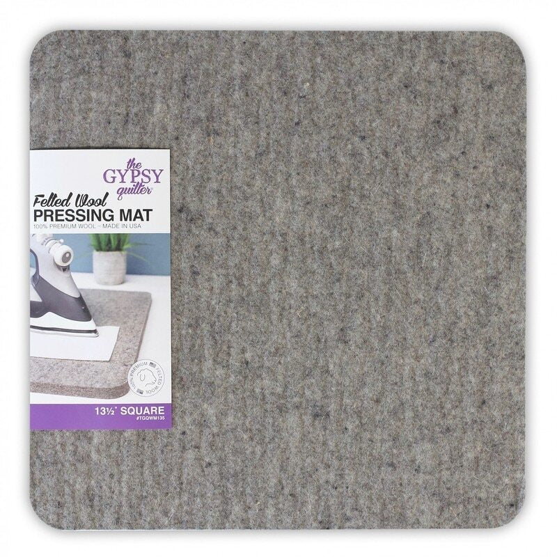 Wool Pressing Mat 13.5 x 343 mm - Gypsy Quilter wool for needlework, applique and craft projects