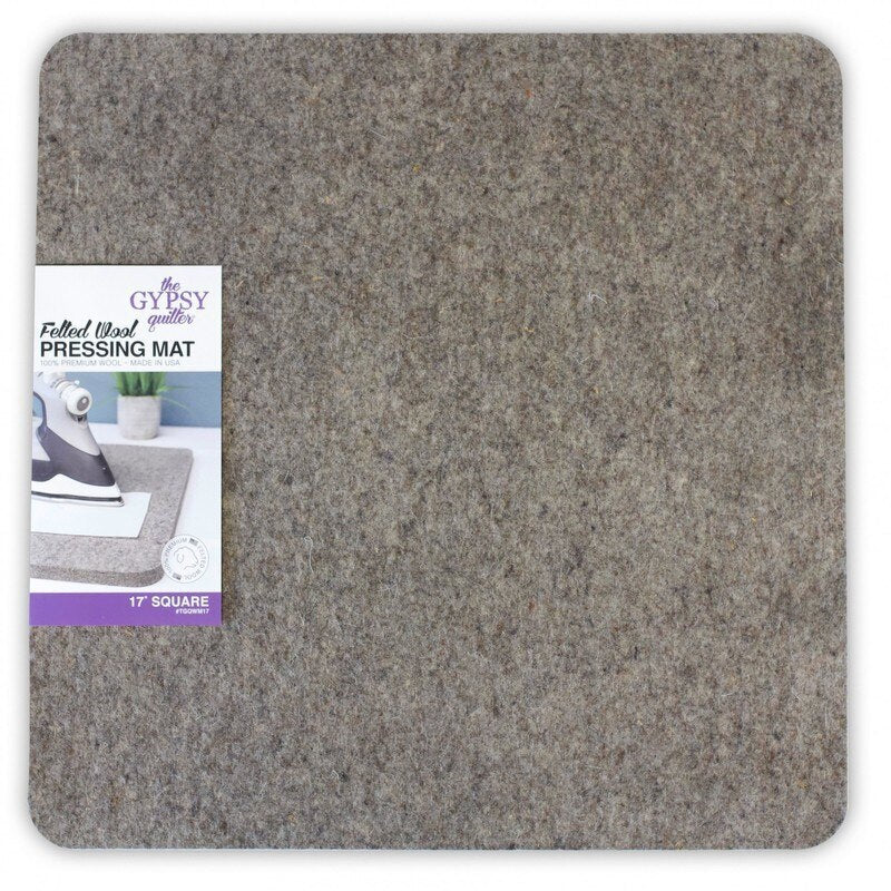Wool Pressing Mat 17 x 432 mm - Gypsy Quilter wool for needlework, applique and craft projects