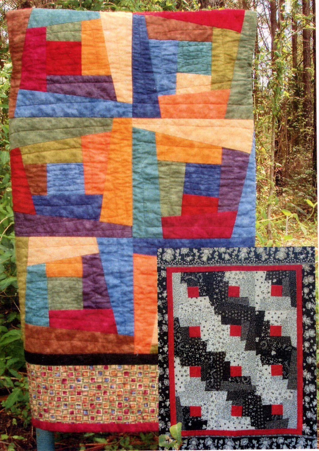 Kwik Scrappy Log Cabin Pattern