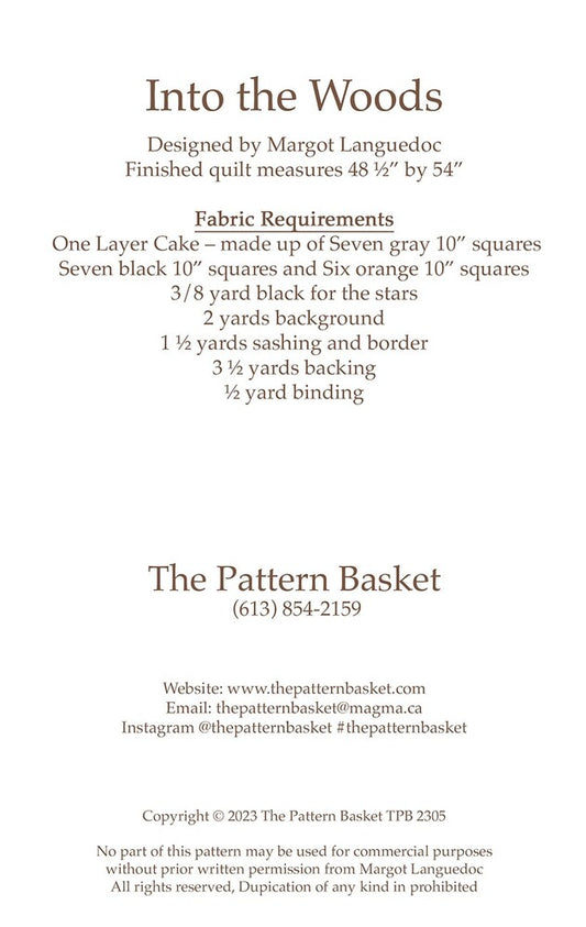 Into The Woods Quilt Pattern , quilting and craft projects
