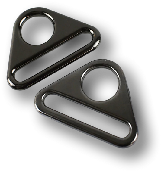 Triangle Rings - Gunmetal 32 mm