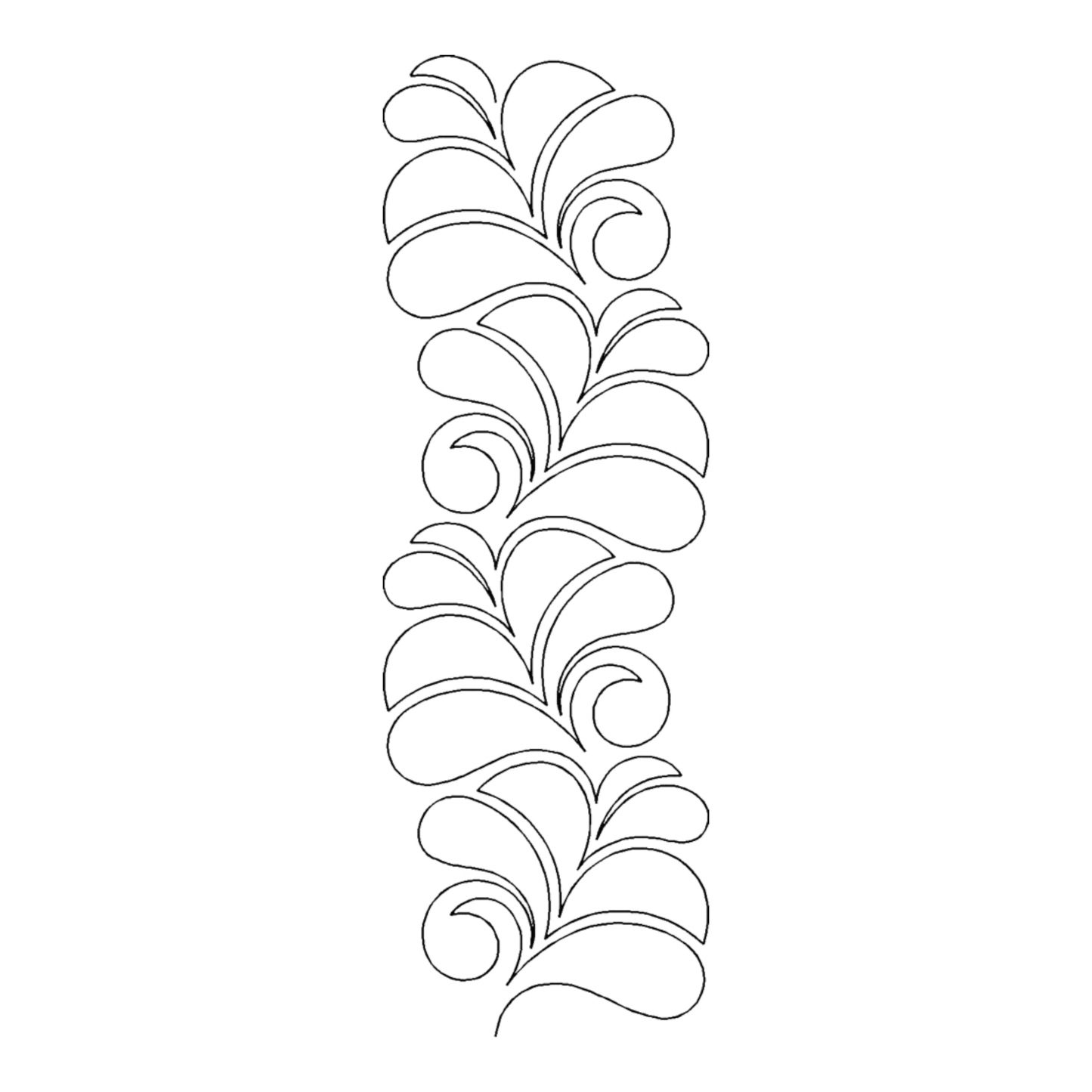Fable Border 127 mm Stencil for precise cutting, marking and patchwork