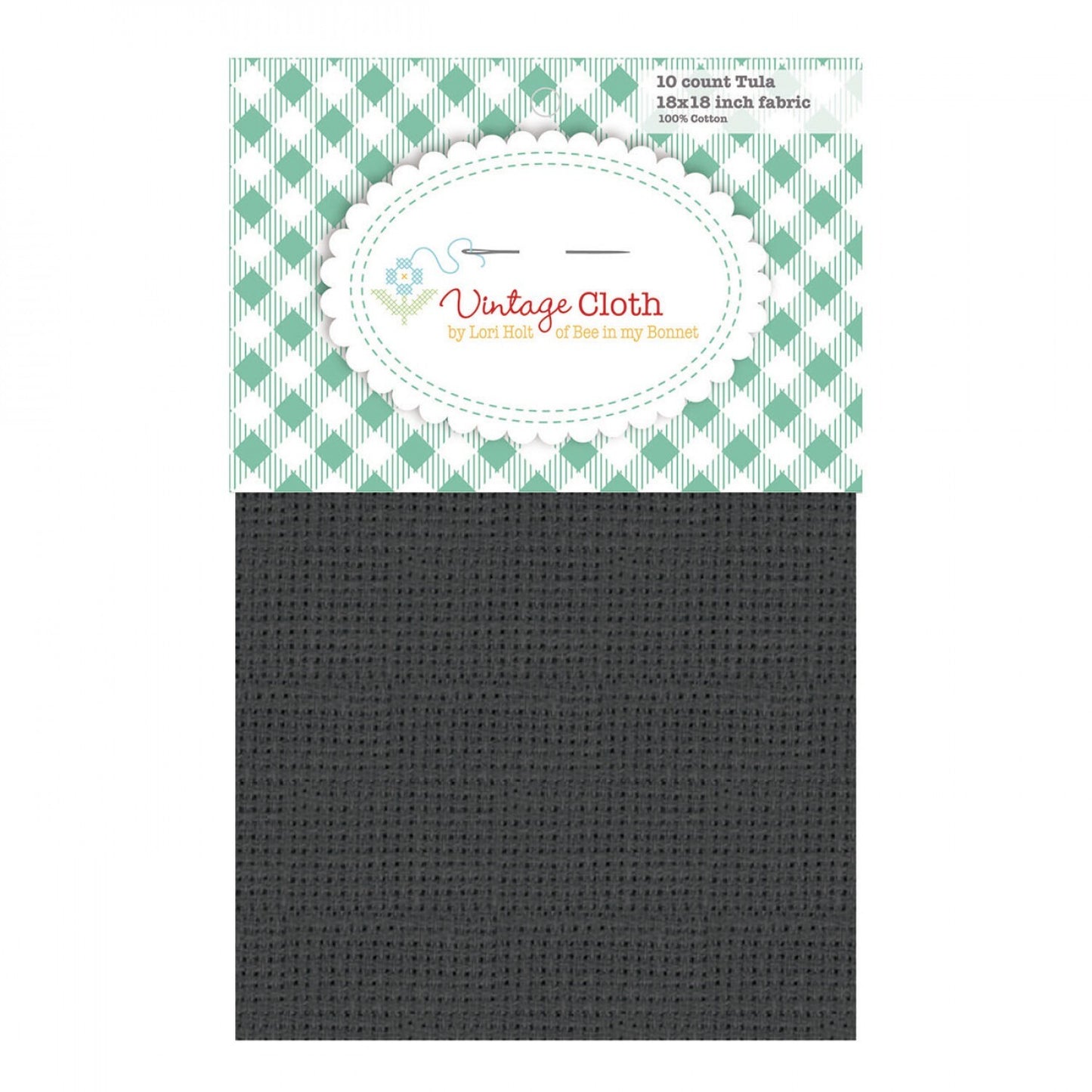 Lori Holt | Vintage Aida Cloth | 10 ct | Blackboard sewing and quilting product