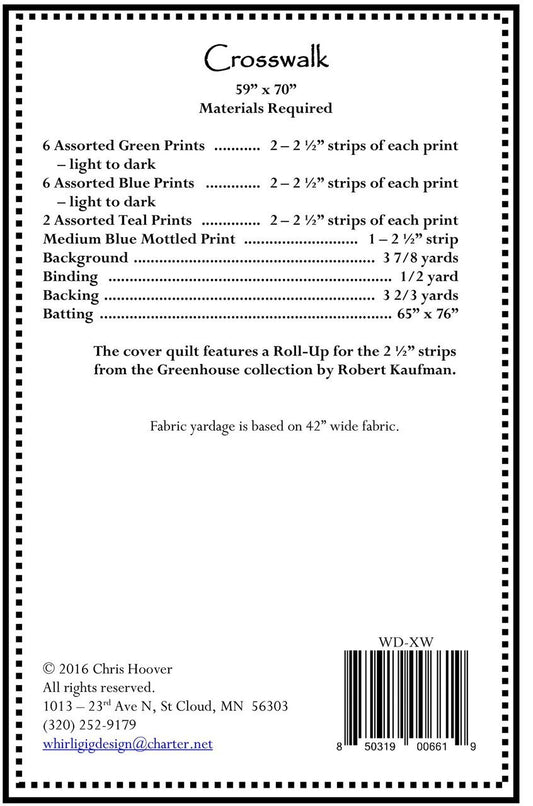 Crosswalk Quilt Pattern , quilting and craft projects