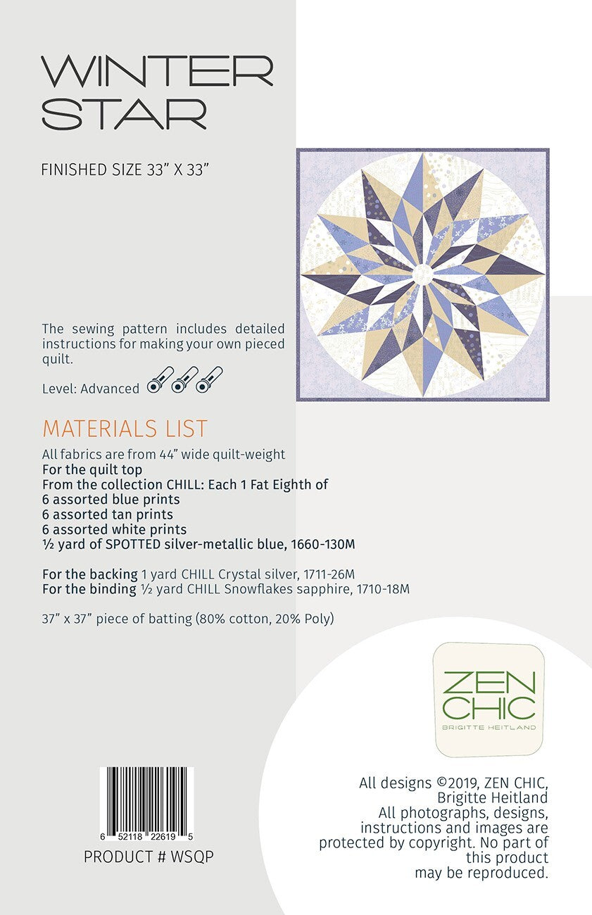 v - ZEN CHIC sewing and quilting product