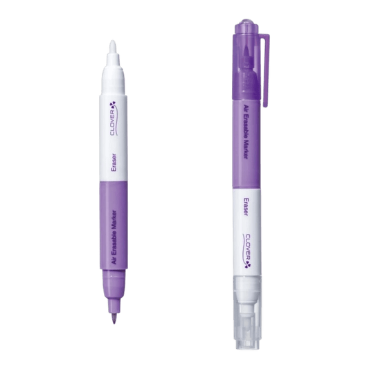 Air Erasable Marker With Eraser Purple - Everything Fabric