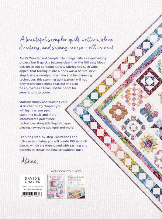 Alice's Wonderland Sampler Quilt Book - Everything Fabric