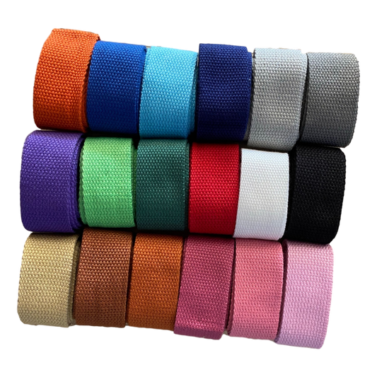 Belting 32 mm wide - DARK Green - Everything Fabric
