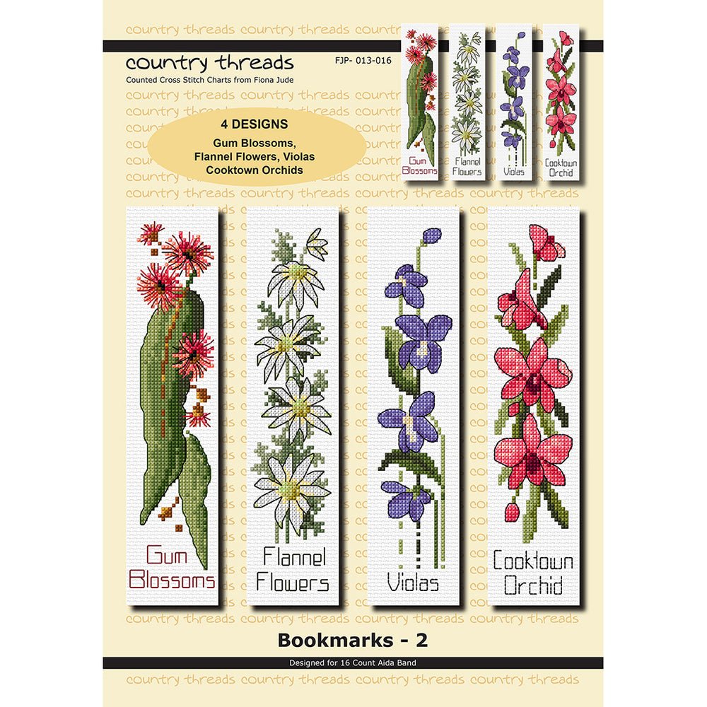 Bookmarks 2 Cross Stitch Pattern - Everything Fabric