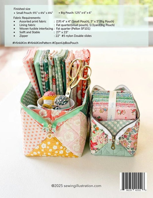 Box It Up Pouch Pattern - Everything Fabric