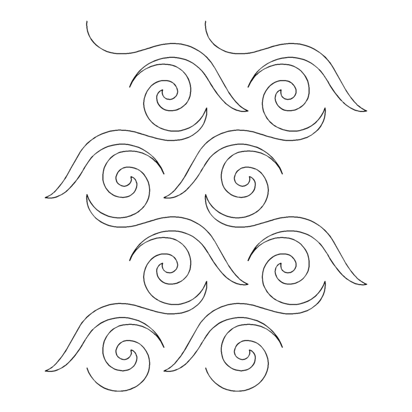 Cha-Cha Overall Stencil - 6 in - Everything Fabric