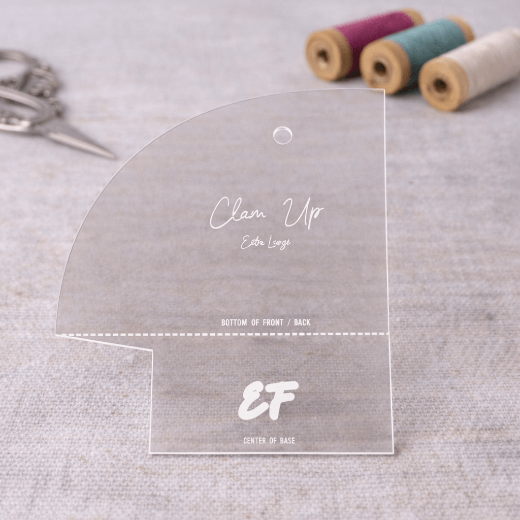 Clam Bag Template X LARGE - Everything Fabric