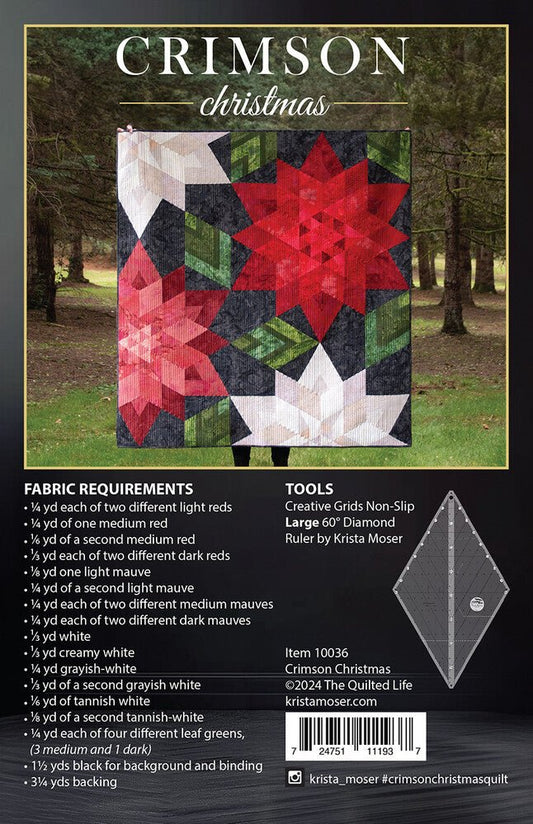 Crimson Christmas Quilt Pattern - Everything Fabric