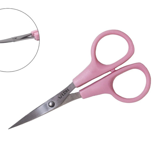 Curved Blade Embroidery Scissors Pink - Everything Fabric