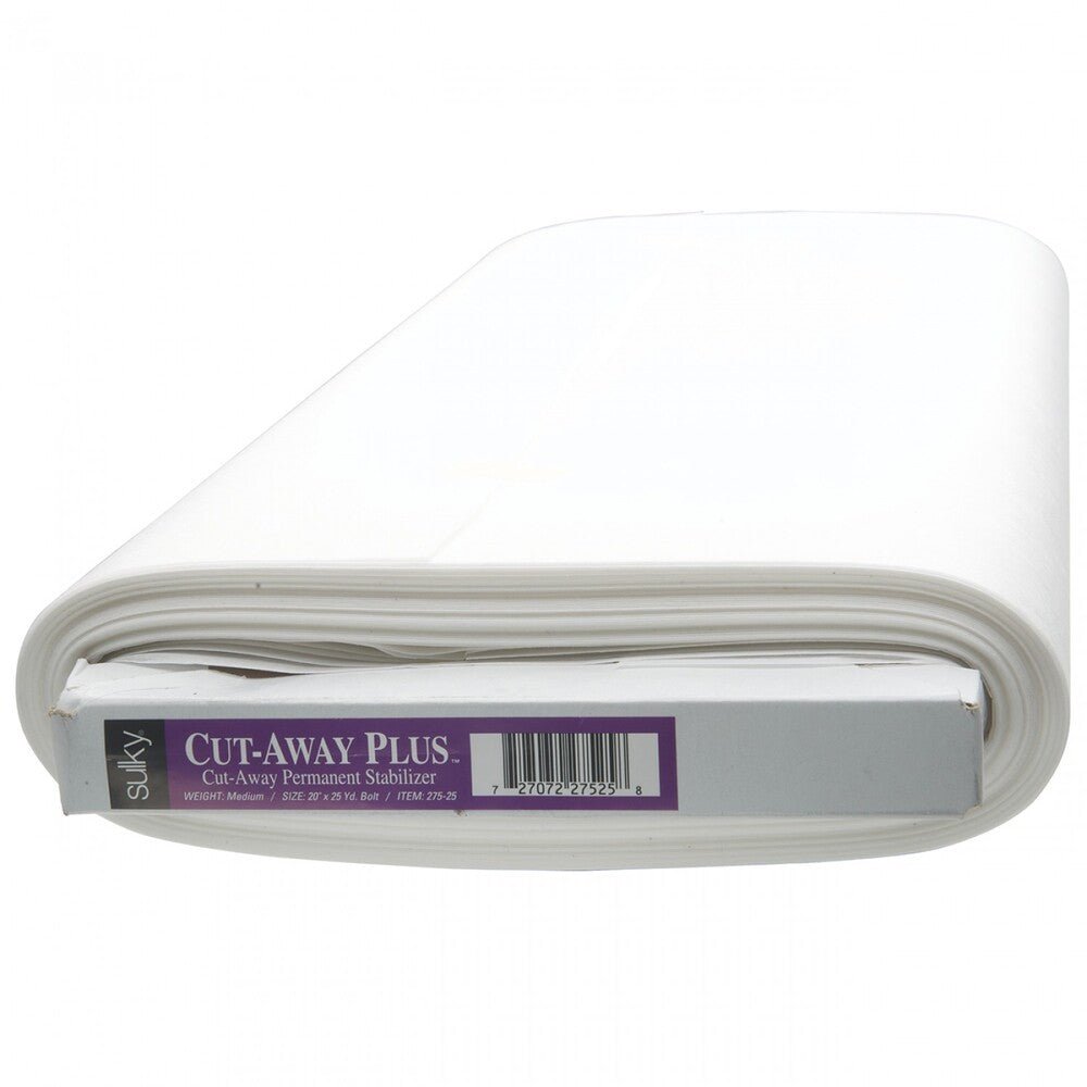 Cut Away Plus Midweight Stabiliser White 20in wide - Everything Fabric