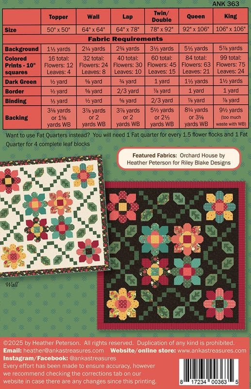 Daisy Chain Quilt Pattern - Everything Fabric