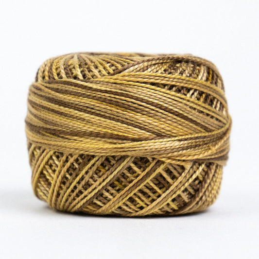 Eleganza 8wt Variegated Perle Cotton Ball - Pumpernickel - Everything Fabric